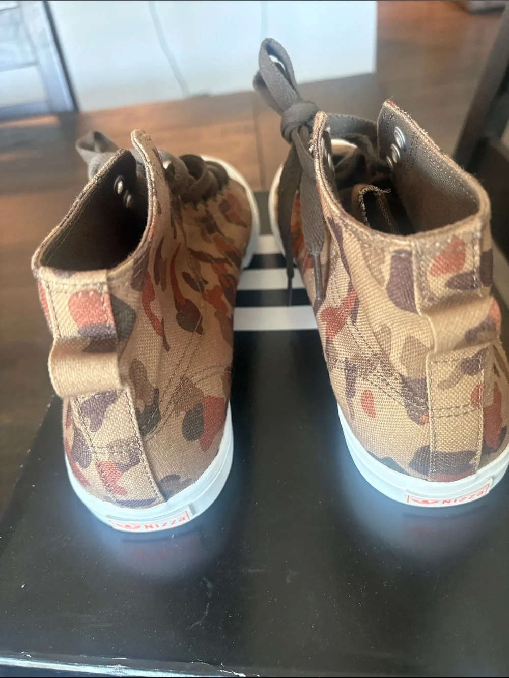 Adidas Nizza High Top Classic 78 Brown Camo size 9 1/2